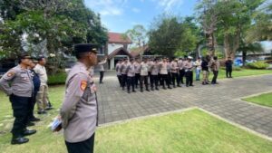 Amankan Pilkada Damai, Polresta Banyuwangi Terjunkan Puluhan Personel