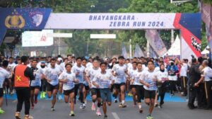 Bhayangkara Zebra Run 2024: Polda Jateng Ajak Masyarakat Utamakan Keselamatan di Jalan