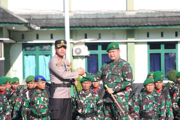 Apel Jam Pimpinan Di Mako Batalyon 741: Sinergitas Tni Polri Di