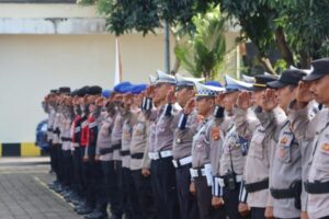 Apel Pagi Kapolres Jembrana: Kesiapan Pemilu 2024 dan Disiplin Personel di Utamakan