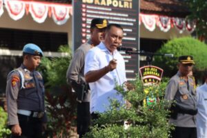 Apel Silaturahmi Kebangsaan di Mapolres Jembrana, Bupati Jembrana Perkuat Komitmen Pembangunan Daerah