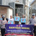 Bakti Sosial Satlantas Polres Banjarnegara Meriahkan Peringatan Hari Lalu Lintas