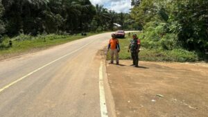 Jalan Trans Kalimantan Normal Kembali Setelah Banjir Mengering