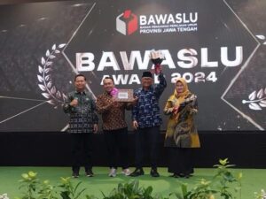 Kehumasan Bawaslu Banyumas Diakui Sebagai yang Terbaik Kedua di Jawa Tengah