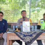 Bersama Pengojek, Kapolres Jembrana Sampaikan Program Di Jumat Curhat Gilimanuk