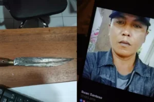 Pelaku Penusukan Ditangkap Polisi Setelah Diberondong Selama Empat Jam