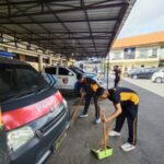 Ciptakan Lingkungan Kerja Bersih, Polresta Banyuwangi Lakukan Korve Di Jumat