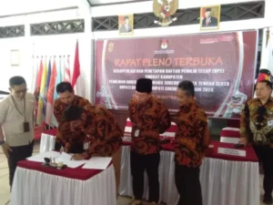 KPU Sukoharjo Resmi Umumkan DPT Pilkada dengan 684.491 Pemilih