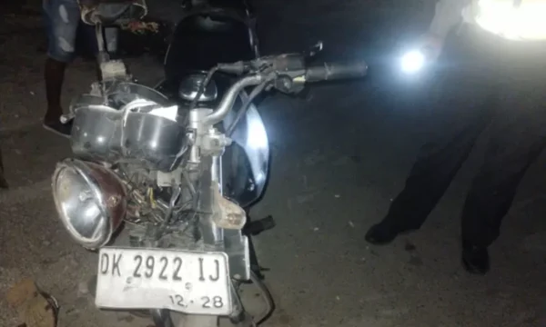 Kecelakaan di Jalan Raya Singojuruh, Nyawa Pengendara Suzuki Thunder Melayang