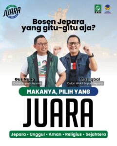 Gus Nung-Iqbal Bejeu Tegaskan Keyakinan Menang di Pilkada Jepara: Kami Bukan Calon Boneka!