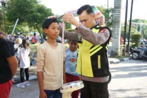 Hadir di CFD, Rumkit Bhayangkara Polda Kalteng Berikan Pengobatan Gratis