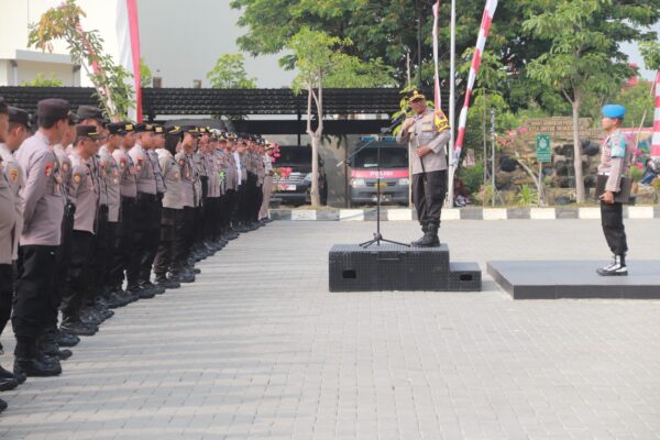 Jaga Netralitas, Kapolres Sukoharjo Beri Arahan Jelang Kampanye Pilkada