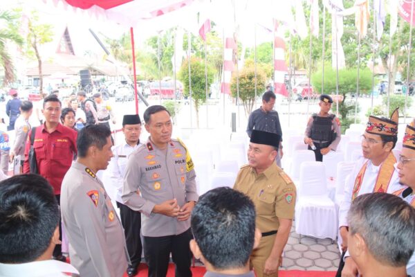 Jelang Rapat Pleno, Wakapolda Kalteng Cek Pengamanan Untuk Pastikan Acara