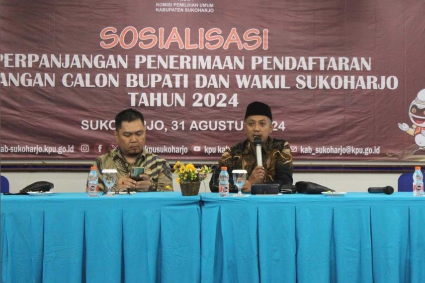 Kpu Sukoharjo Umumkan Perpanjangan Masa Pendaftaran Pilkada