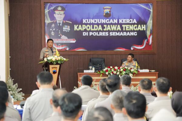 Kapolda Jateng Kunjungi Polres Semarang Untuk Cek Kesiapan Pemilukada 2024