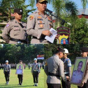 Kapolres Lamandau Laksanakan Upacara PTDH, Beri Peringatan Tegas kepada Personel