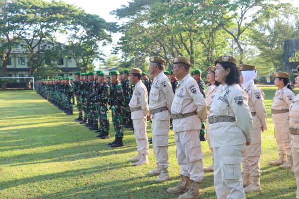 Kapolres Dan Dandim Jembrana Pimpin Apel Sinergitas Tni Polri Di Markas