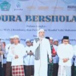 Kapolsek Lasem Ikut Serta Di Acara Mandura Bersholawat Untuk Peringati