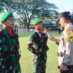 Kolaborasi Tni Polri Di Jembrana, Kapolres Dan Dandim Pimpin Apel Bersama