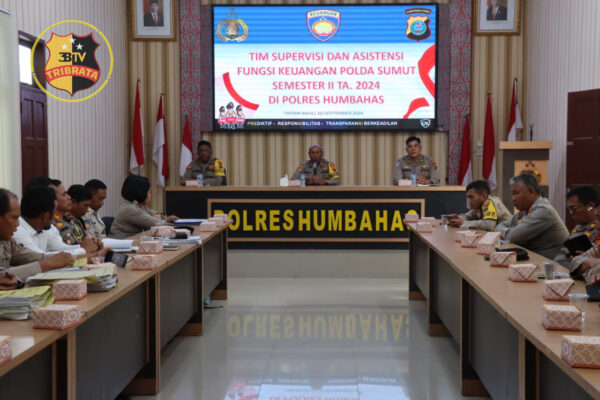 Kunjungan supervisi polda sumut: asistensi fungsi keuangan di polres humbahas