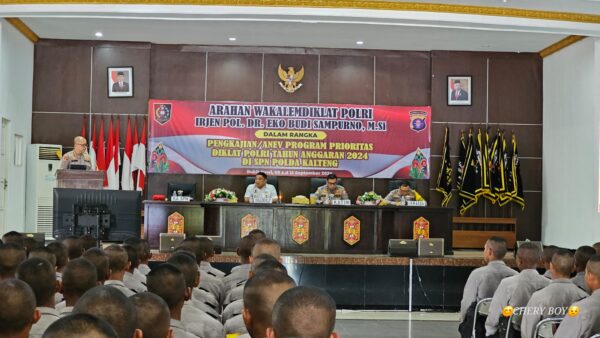 Kunjungi Spn Polda Kalteng, Ini Arahan Wakalemdiklat Polri Bagi 394