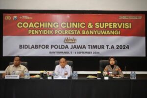 Dengan Coaching Clinic, Polresta Banyuwangi Fokus pada Pelayanan Prima