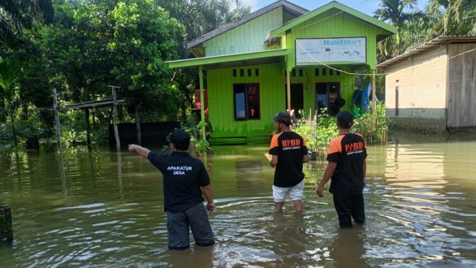 Beberapa Desa di Lamandau Terendam Banjir Setelah Sungai Meluap