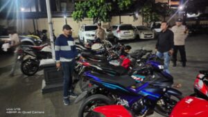 Ganggu Ketertiban, Polsek Kartasura Sita 20 Motor Knalpot Brong