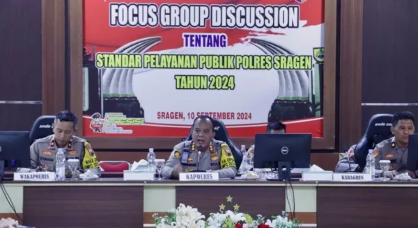 Masyarakat Sragen Hadir Dalam Fgd Polres: Menyusun Standar Pelayanan Publik