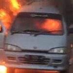 Mobil Hangus Terbakar Setelah Isi Bbm Di Spbu Bejen Karanganyar