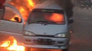 Mobil Terbakar di SPBU Bejen Karanganyar, Kejadian Bermula Setelah Isi BBM