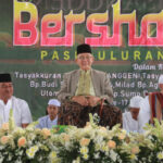 Momen Wisanggeni Bersholawat, Kapolres Sukoharjo Ajak Ulama Dan Santri Jaga