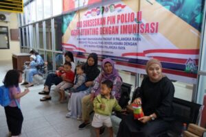 Partisipasi Masyarakat Meningkat, Rumkit Bhayangkara Polda Kalteng Adakan PIN Polio Tahap II