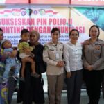 Partisipasi Masyarakat Meningkat, Rumkit Bhayangkara Polda Kalteng Mengadakan Pin Polio