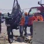 Pemotor Masuk Sungai Di Dekat Exit Tol Kuncen Klaten