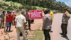 Pengemis Berpura-Pura Perbaiki Jalan di Lamandau, Dihentikan oleh Pihak Berwenang