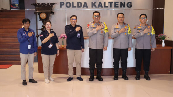 Pererat Kemitraan, Kapolda Terima Kunjungan Kepala Stasiun Tvri Kalteng