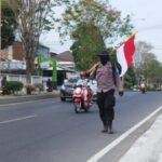 Peringati Hari Kesaktian Pancasila, Polisi Banyuwangi Tempuh 35 Km Dengan