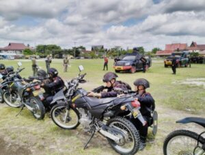 Persiapan Ketat untuk Pilkada 2024 Polda Kalteng dan TNI Latihan Bersama