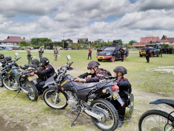 Persiapan Ketat Untuk Pilkada 2024 Polda Kalteng Dan Tni Latihan