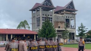 Persiapan Pilkada Serentak, Polres Humbahas Intensifkan Latihan Dalmas