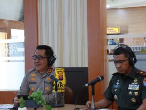 Pewarta Berita Spesial di RRI Bersama Danrem, Kapolda Kalteng Mengajak Masyarakat Wujudkan Pilkada Aman dan Nyaman