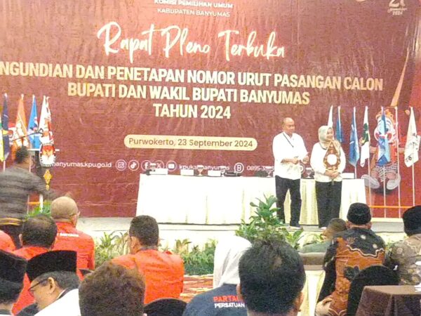 Pilkada Banyumas 2024: Paslon Tunggal Mendapatkan Nomor Urut 1