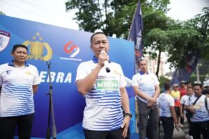 Polantas Jateng Akrab dengan Warga dalam Bhayangkara Zebra Run 2024