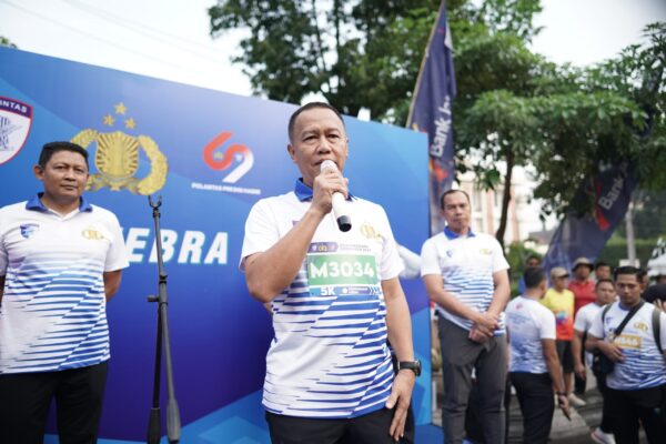 Polantas Jateng Akrab Dengan Warga Dalam Bhayangkara Zebra Run 2024