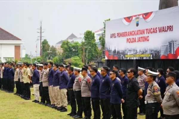 Polda Jateng Resmi Lepas Pengawal Pribadi Untuk Amankan Paslon Pilkada