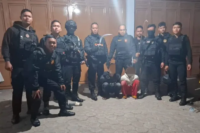 Polisi Kota Tegal Tangkap Abg Bawa Sajam, Rencana Tawuran Digagalkan