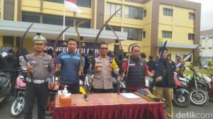 Polisi Magelang Amankan 35 Remaja Hendak Tawuran, Temukan 9 Sajam