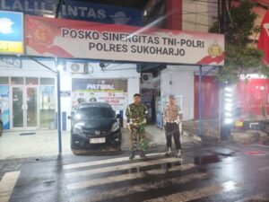 Polres dan Kodim Sukoharjo Tunjukkan Komitmen Netralitas dengan Posko TNI-Polri