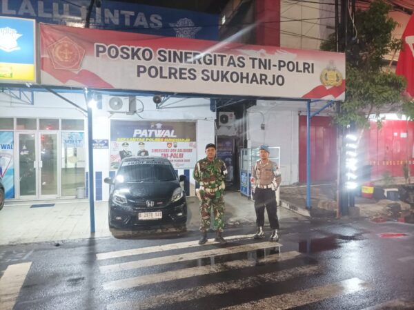 Polres Dan Kodim Sukoharjo Tunjukkan Komitmen Netralitas Dengan Posko Tni Polri